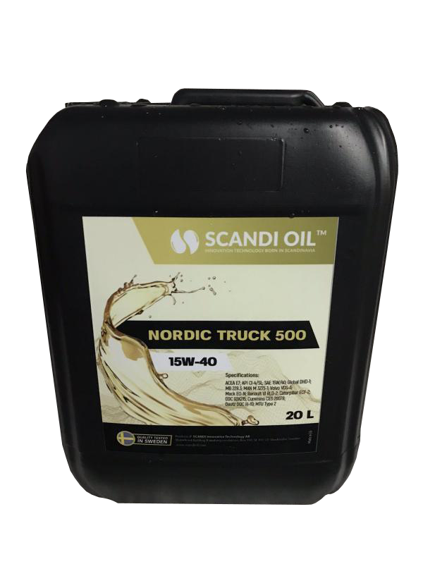 Олива SCANDI NORDIC TRUCK 500 15W40, 20л